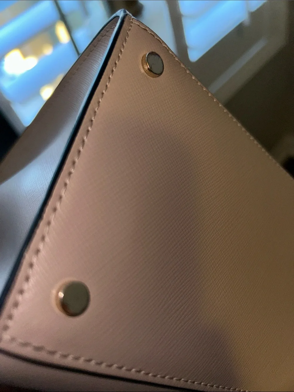 kate spade Two-Tone Cream and White Satchel with Black Trim- EUC - Picture 11 of 15